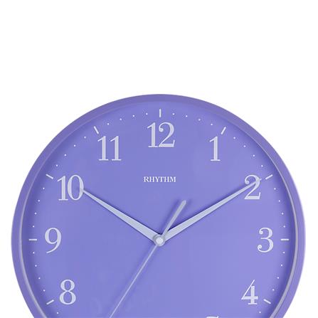 นาฬิกาแขวน RHYTHM CMG619NR12 12 นิ้ว สีม่วง_2