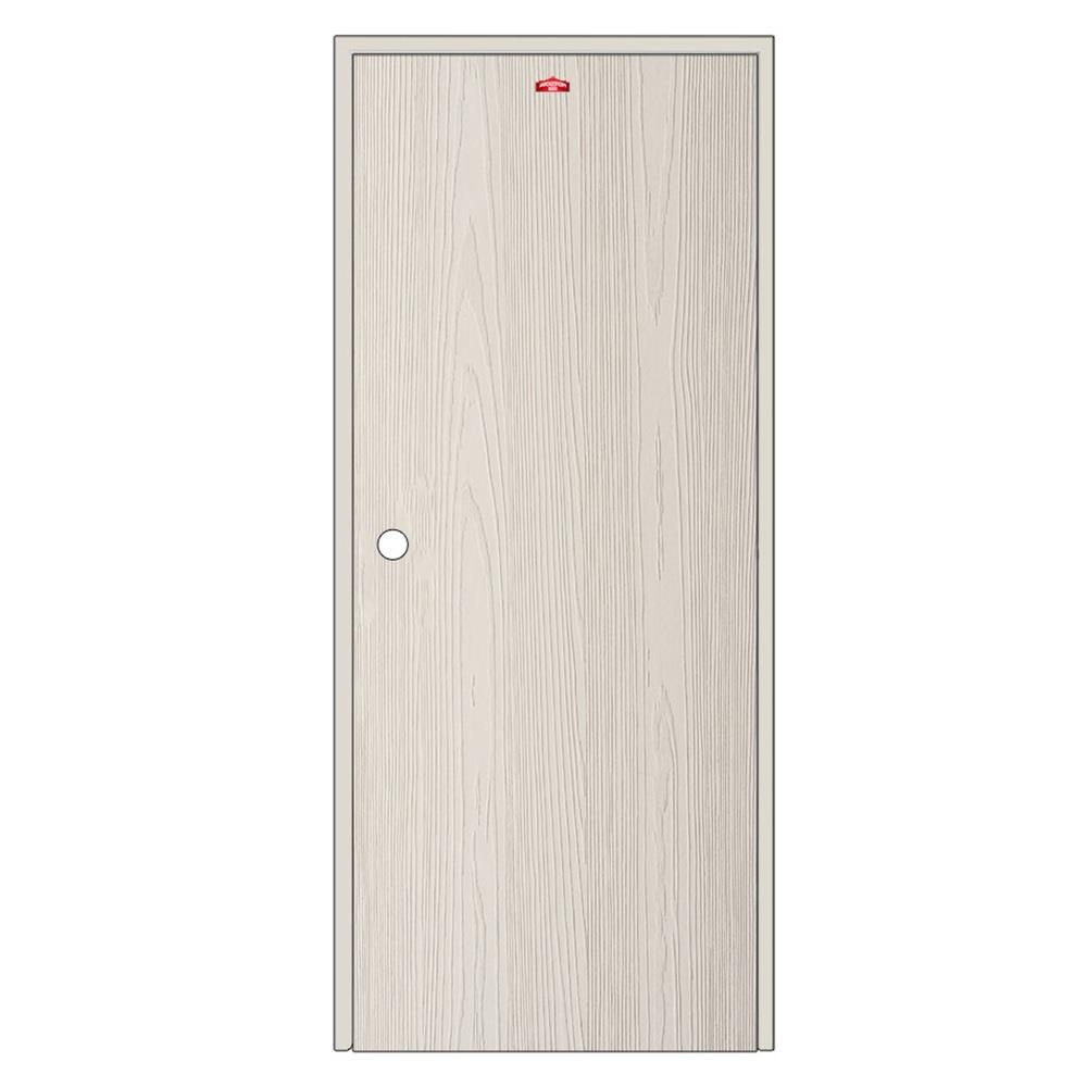 ชุดประตูเหล็ก เจาะลูกบิด PROFESSIONAL DOOR FR2RC+WD2C 96.4x203.5 ซม. สีครีม (เปิดด้านขวา ออกด้านนอก)