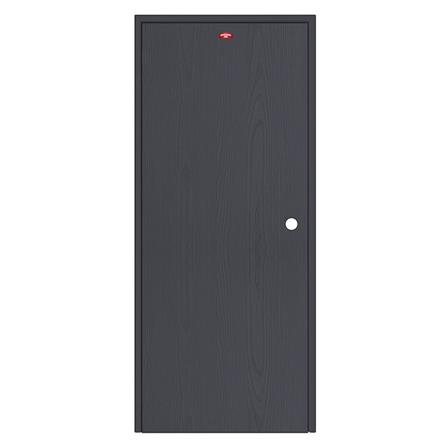 ชุดประตูเหล็ก เจาะลูกบิด PROFESSIONAL DOOR FR1LBK+WD1BK 86.4x203.5 ซม. สีเทาเม็ดทราย (เปิดด้านซ้าย ออกด้านนอก)_0
