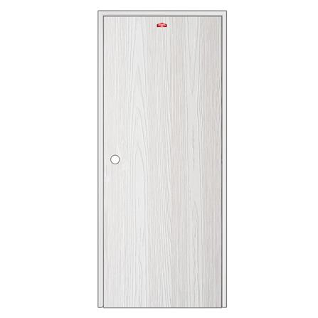 ชุดประตูเหล็ก เจาะลูกบิด PROFESSIONAL DOOR FR2RW+WD2W 96.4x203.5 ซม. สีขาวเม็ดทราย (เปิดด้านขวา ออกด้านนอก)_0