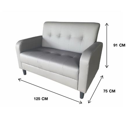 โซฟา 2 ที่นั่ง BOFA SFD 052/23 สีเทา_3