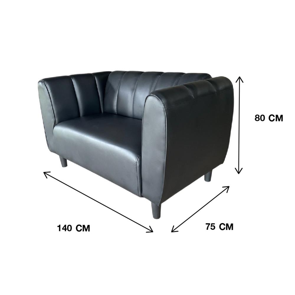 โซฟา 2 ที่นั่ง BOFA SFD 053/23 สีดำ