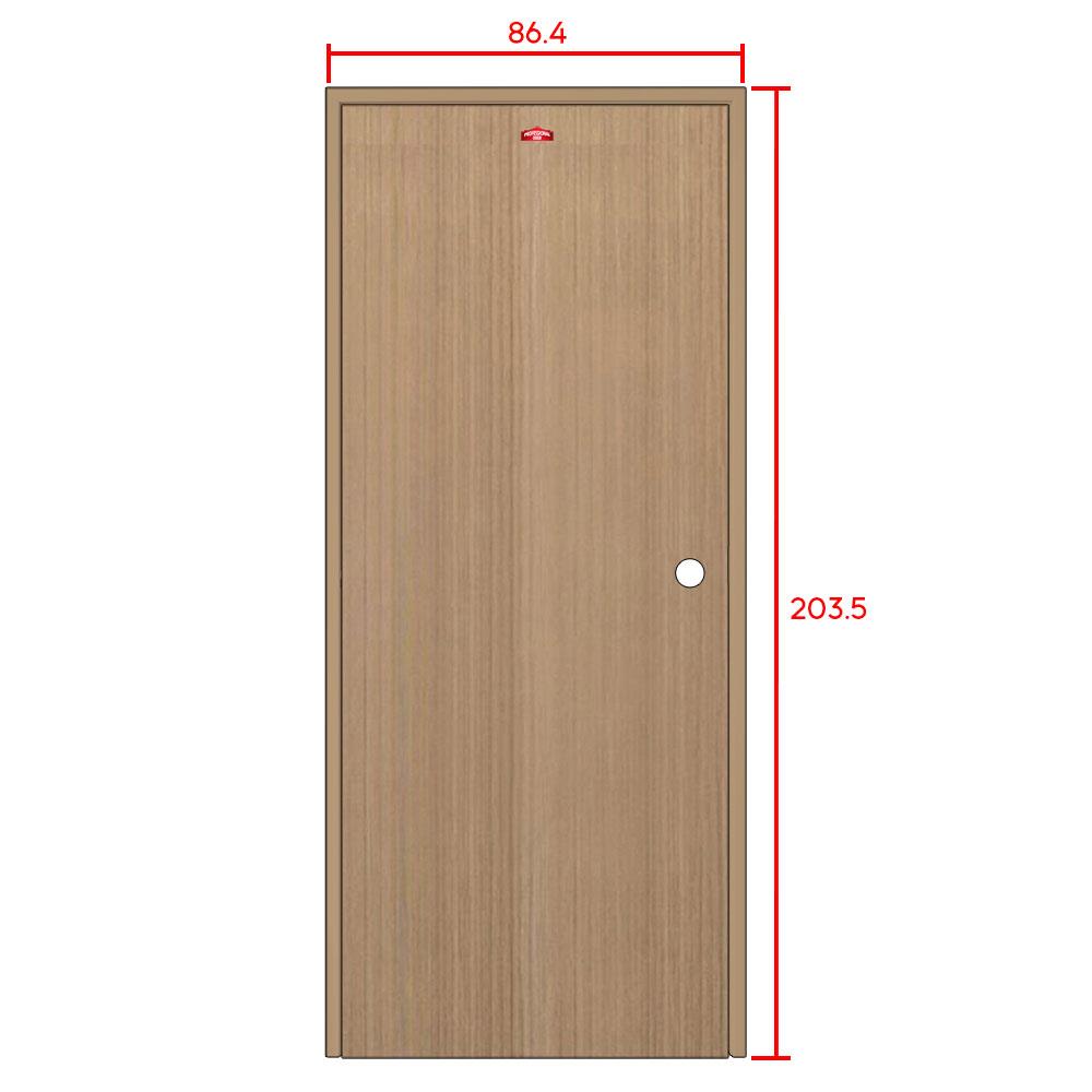 ชุดประตูภายในเหล็ก เจาะลูกบิด PROFESSIONAL DOOR FR1LC+D140 86.4x203.5 ซม. สีครีม (เปิดด้านซ้าย ออกด้านนอก)