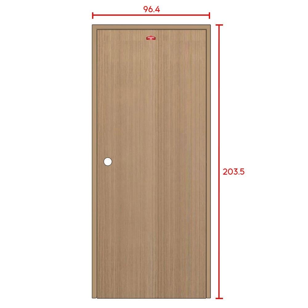 ชุดประตูภายในเหล็ก เจาะลูกบิด PROFESSIONAL DOOR FR2RC+D240 96.4x203.5 ซม. สีครีม (เปิดด้านขวา ออกด้านนอก)