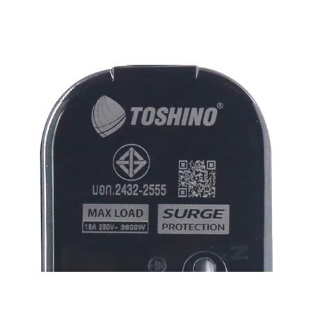 รางปลั๊กไฟ 4 ช่อง 4 สวิตซ์ TOSHINO JT4BK 16 แอมป์ 1.5 ม. (แพ็กคู่)_3