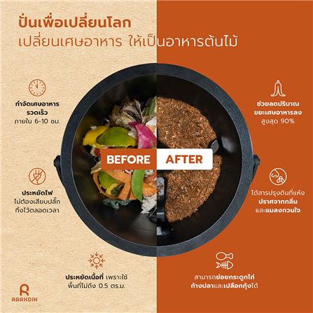 เครื่องย่อยเศษอาหาร RAAKDIN 3 ลิตร สีขาว_5