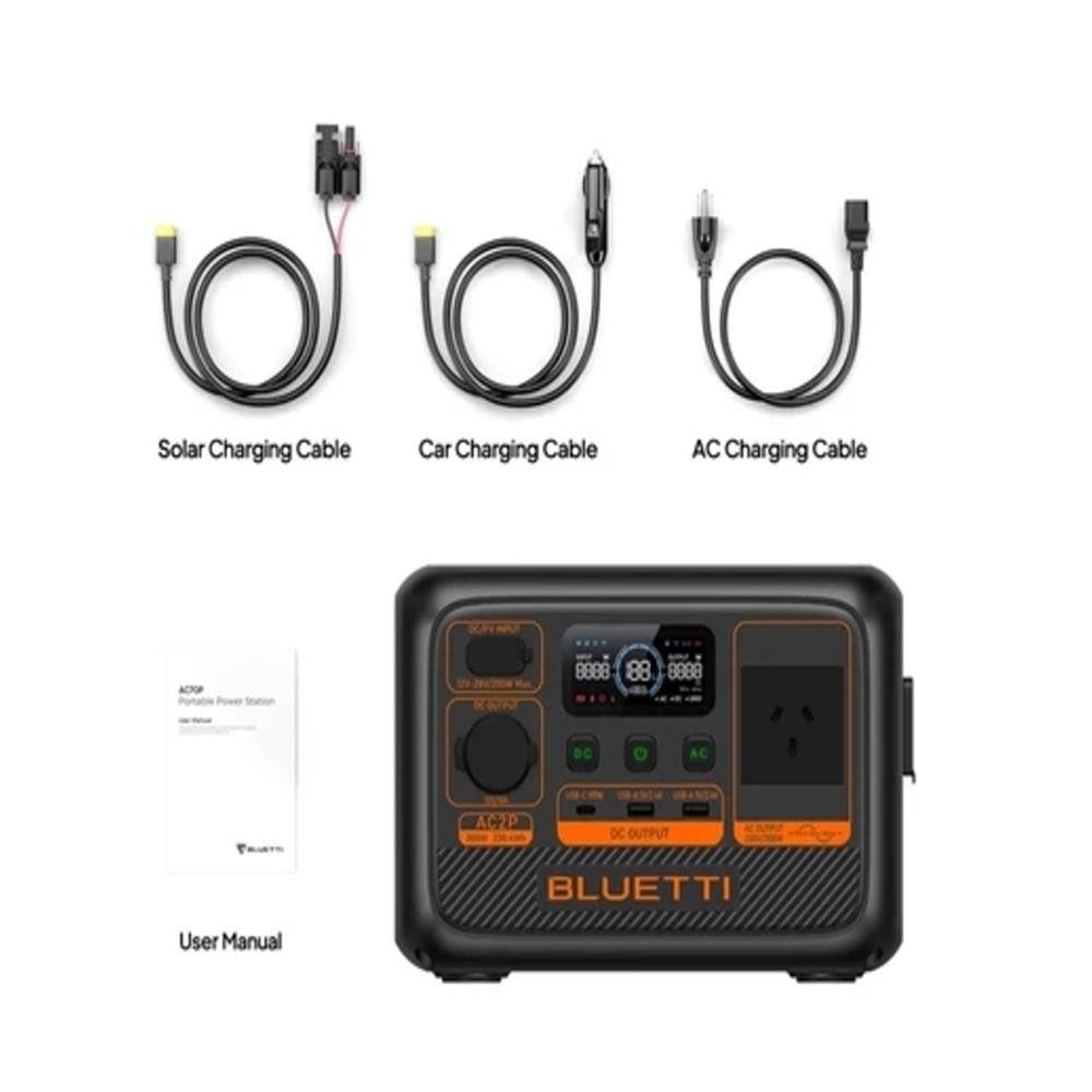 POWER BOX BLUETTI AC2P 300 วัตต์ สีดำ