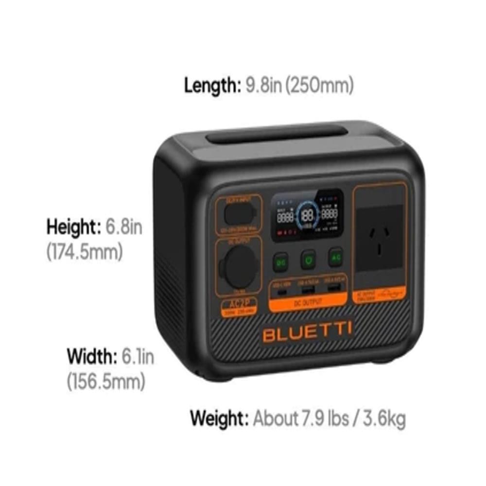 POWER BOX BLUETTI AC2P 300 วัตต์ สีดำ