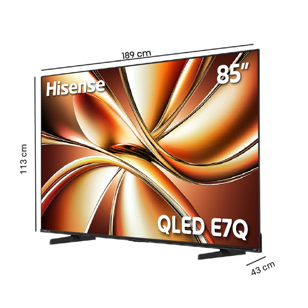 ทีวีคิวแอลอีดี 85 นิ้ว HISENSE (4K, QLED, VIDAA) 85E7Q