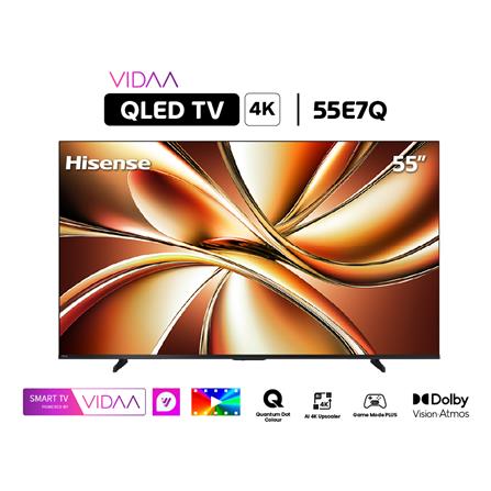 ทีวีคิวแอลอีดี 55 นิ้ว HISENSE (4K, QLED, VIDAA) 55E7Q_9