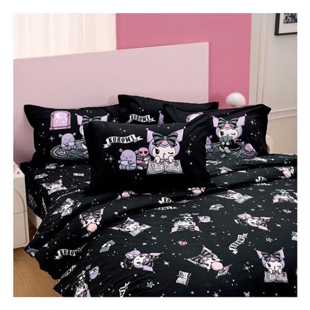 ชุดผ้าปูที่นอน 6 ฟุต (ชุด 5 ชิ้น) FOUNTAIN KUROMI 70106-FTC170_1