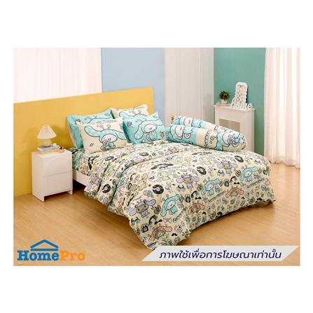 ชุดผ้าปูที่นอน 6 ฟุต (ชุด 5 ชิ้น) FOUNTAIN CINNAMOROLL 70106-FTC166_0