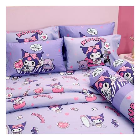 ชุดผ้าปูที่นอน 3.5 ฟุต (ชุด 3 ชิ้น) FOUNTAIN KUROMI 70105-FTC171_1