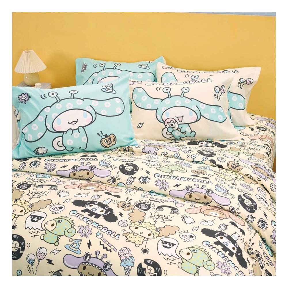 ชุดผ้าปูที่นอน 3.5 ฟุต (ชุด 3 ชิ้น) FOUNTAIN CINNAMOROLL 70105-FTC166