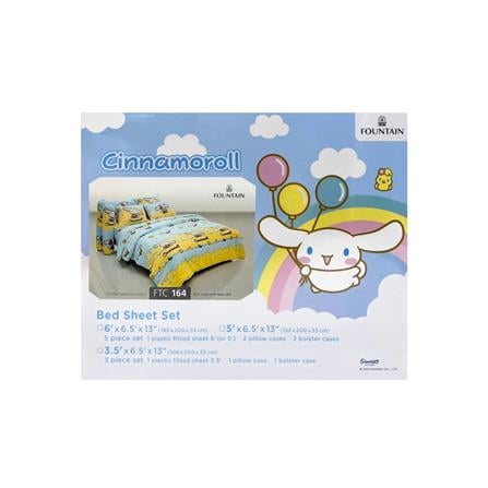 ชุดผ้าปูที่นอน 3.5 ฟุต (ชุด 3 ชิ้น) FOUNTAIN CINNAMOROLL 70105-FTC164_3