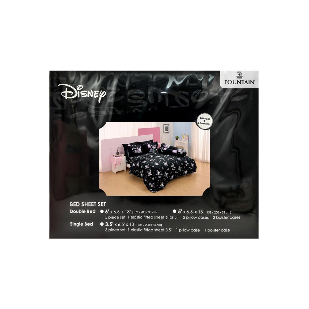 ชุดผ้าปูที่นอน 3.5 ฟุต (ชุด 3 ชิ้น) FOUNTAIN KUROMI 70105-FTC170