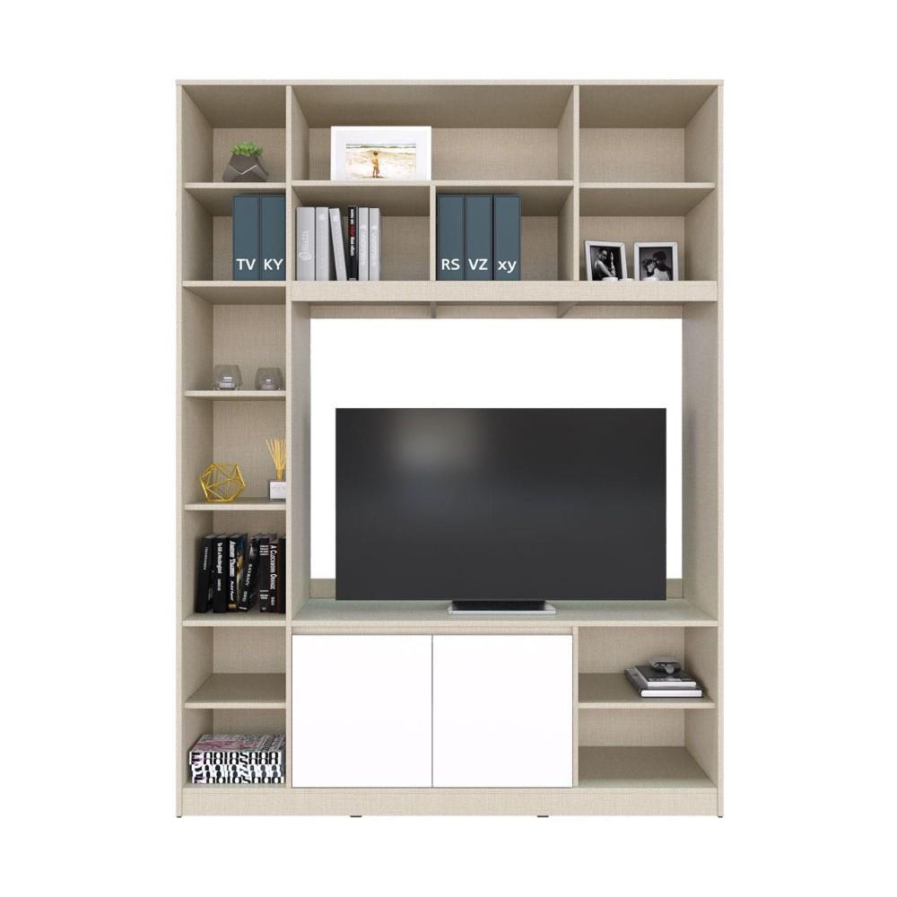 ชุดตู้วางทีวี KONCEPT HANSON 19230652 150 ซม. สีขาว