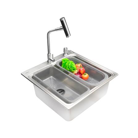 ซิงค์ฝัง 1 หลุม MEX BIX50BM-MF 51.5 ซม. สีเงิน_2