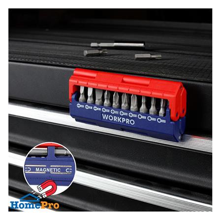 ชุดดอกไขควง 13 ชิ้น แบบพกพา WORKPRO WP221062_3