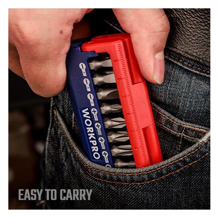 ชุดดอกไขควง 13 ชิ้น แบบพกพา WORKPRO WP221062_4