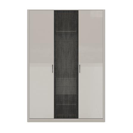 ตู้เสื้อผ้า 3 บานเปิด SB FURNITURE BLESS 19248749 160 ซม. สีเบจ_1