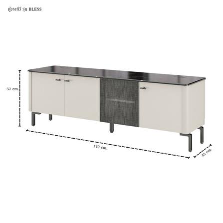 ตู้วางทีวี SB FURNITURE BLESS 19248747 170 ซม. สีเบจ_6