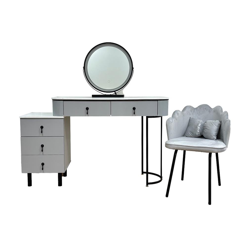 โต๊ะเครื่องแป้ง KONCEPT AIRRIKA 19225281 W119XD40XH77 CM สีเทา