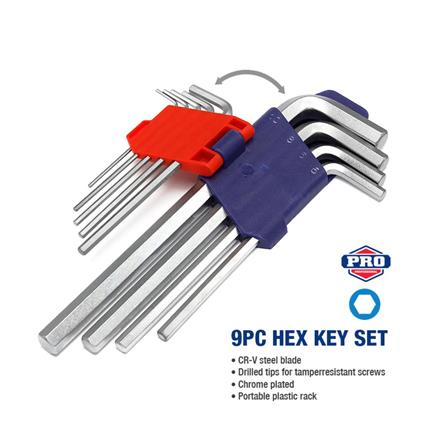 ชุดประแจแอลหกเหลี่ยม (เมตริก) WORKPRO WP222004 (ชุด 9 ชิ้น)_4