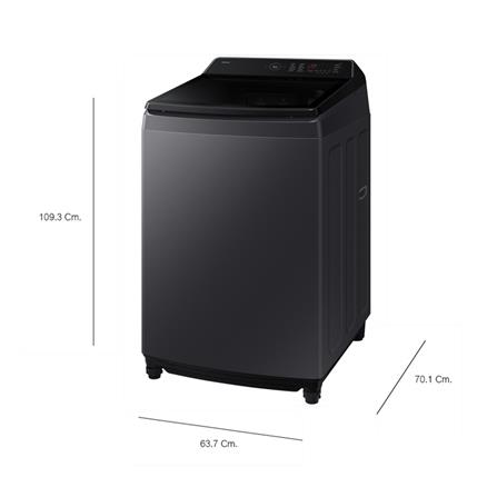 เครื่องซักผ้าฝาบน SAMSUNG WA80F19S8CST 19 กก. อินเวอร์เตอร์ สีเทาชาโคล_5