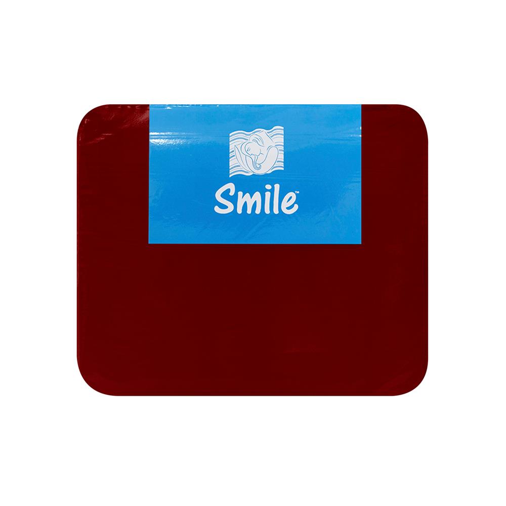 ชุดผ้าปูที่นอน 3.5 ฟุต (ชุด 3 ชิ้น) PICASSO SMILE สี BURGUNDY