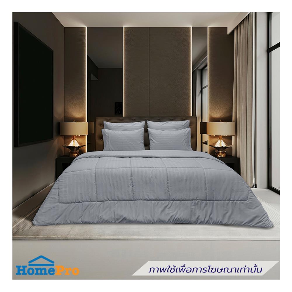 ชุดผ้าปูที่นอน 3.5 ฟุต (ชุด 3 ชิ้น) PICASSO SMILE สี GREY