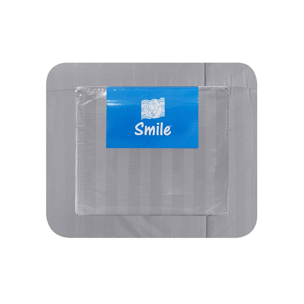 ชุดผ้าปูที่นอน 6 ฟุต (ชุด 6 ชิ้น) PICASSO SMILE สี GREY