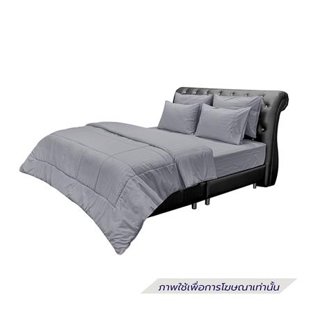 ชุดผ้าปูที่นอน 6 ฟุต (ชุด 6 ชิ้น) PICASSO SMILE สี GREY_1