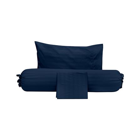 ชุดผ้าปูที่นอน 3.5 ฟุต (ชุด 3 ชิ้น) PICASSO SMILE สี NAVY BLUE_2