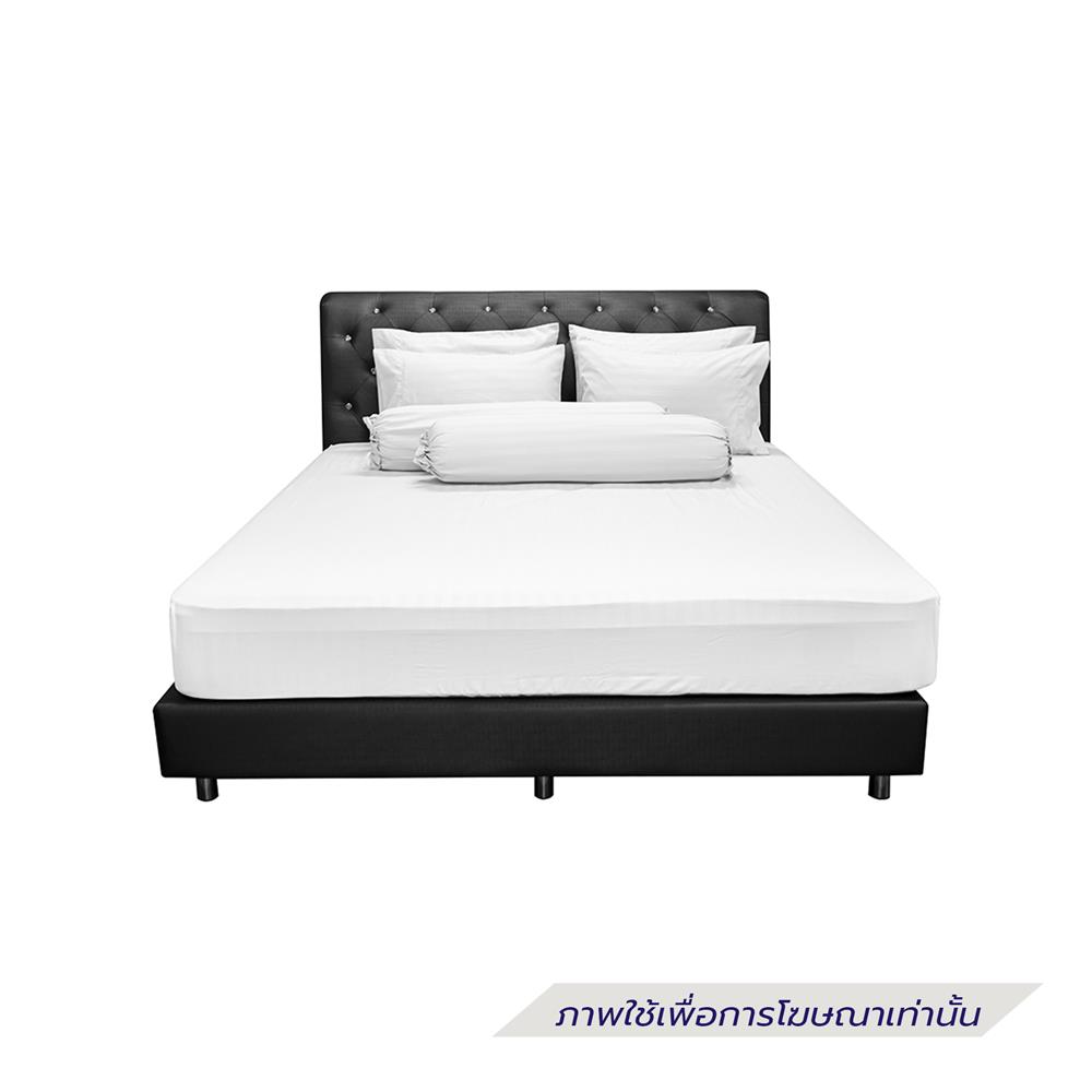 ชุดผ้าปูที่นอน 5 ฟุต (ชุด 5 ชิ้น) PICASSO SMILE สี WHITE