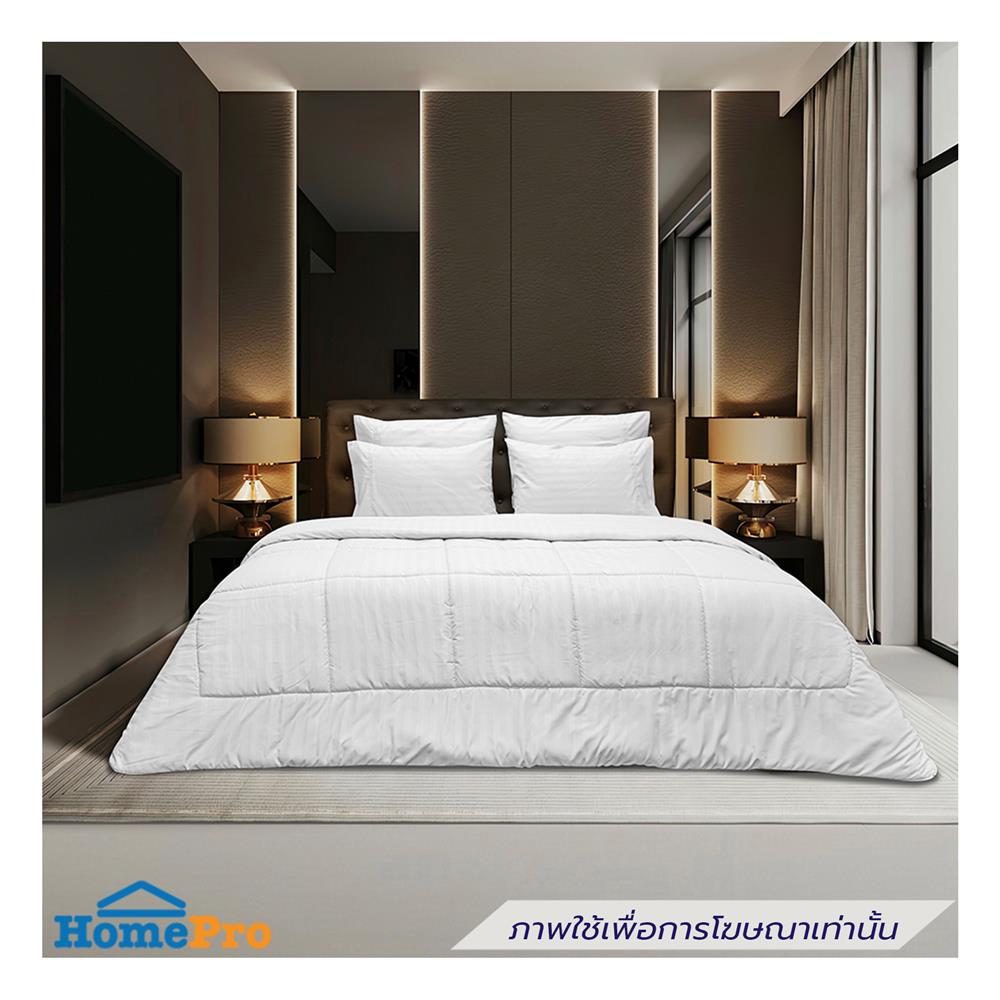 ชุดผ้าปูที่นอน 5 ฟุต (ชุด 5 ชิ้น) PICASSO SMILE สี WHITE