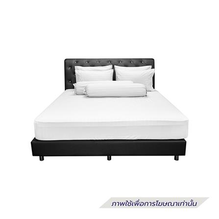 ชุดผ้าปูที่นอน 5 ฟุต (ชุด 5 ชิ้น) PICASSO SMILE สี WHITE_1