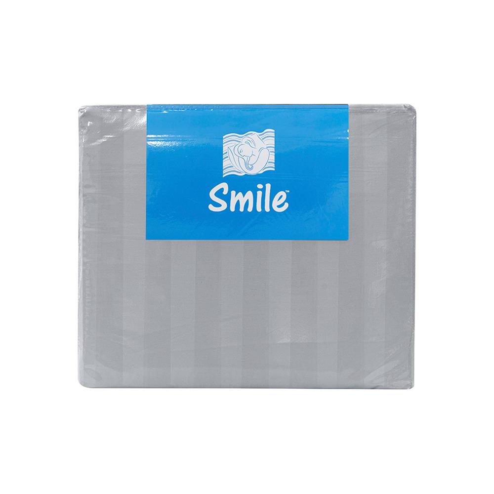 ชุดผ้าปูที่นอน 6 ฟุต (ชุด 5 ชิ้น) PICASSO SMILE สี GREY