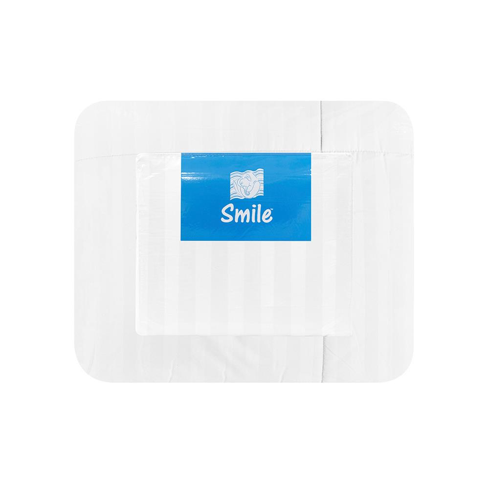 ชุดผ้าปูที่นอน 3.5 ฟุต (ชุด 4 ชิ้น) PICASSO SMILE สี WHITE