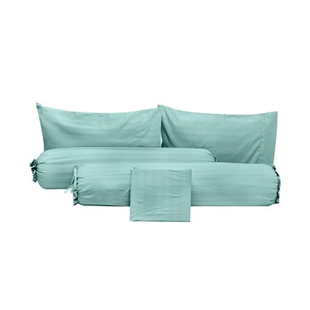 ชุดผ้าปูที่นอน 5 ฟุต (ชุด 5 ชิ้น) PICASSO SMILE สี GREEN MINT_2