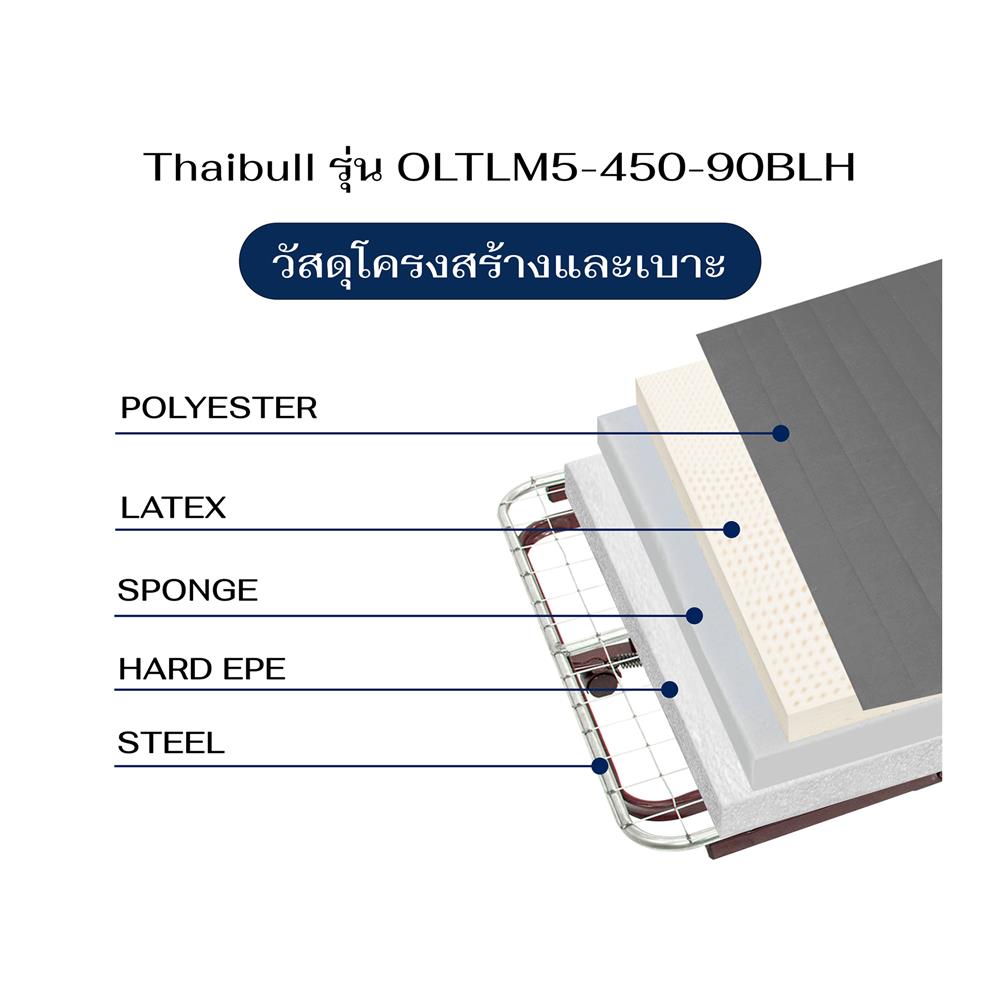 เตียงไฟฟ้า THAIBULL OLTLM5-450-90BLH สีเทา