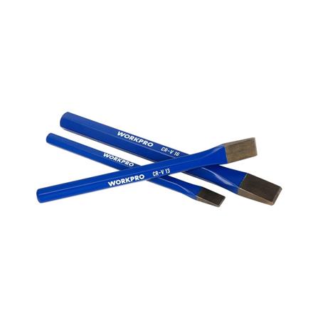 ชุดเหล็กสกัดปากแบน WORKPRO WP201302 3 ชิ้น_1