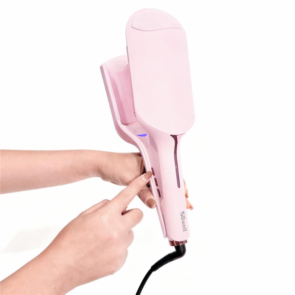 เครื่องหนีบผม BWELL BCL-06 สีชมพูอ่อน