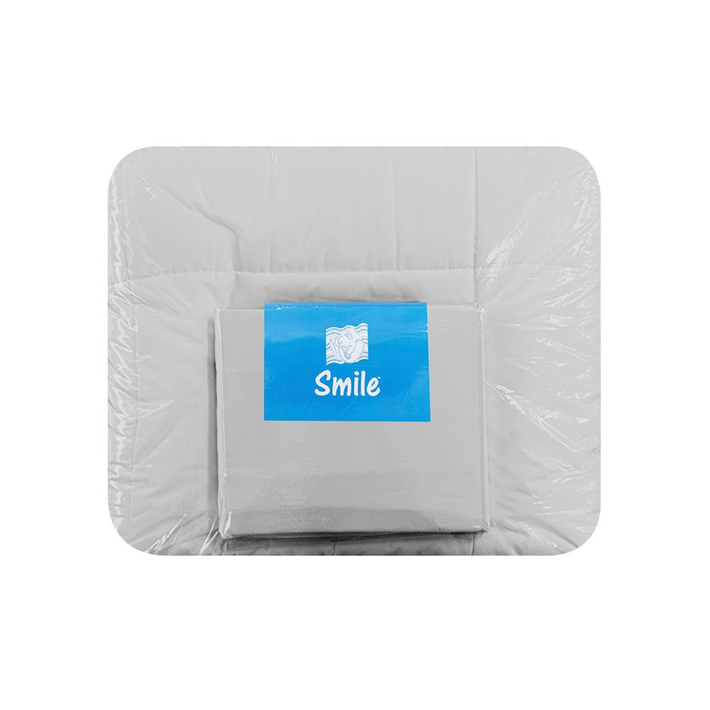 ชุดผ้าปูที่นอน 3.5 ฟุต (ชุด 4 ชิ้น) PICASSO SMILE สี GREY