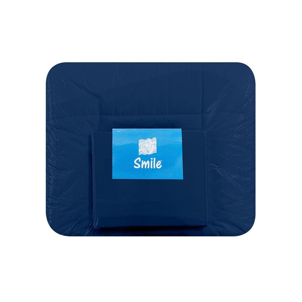 ชุดผ้าปูที่นอน 3.5 ฟุต (ชุด 4 ชิ้น) PICASSO SMILE สี NAVY BLUE