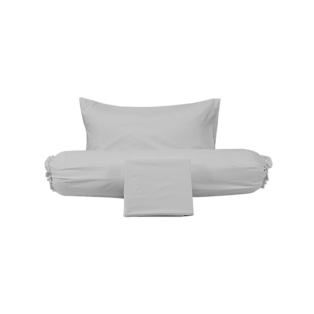 ชุดผ้าปูที่นอน 3.5 ฟุต (ชุด 3 ชิ้น) PICASSO SMILE สี GREY