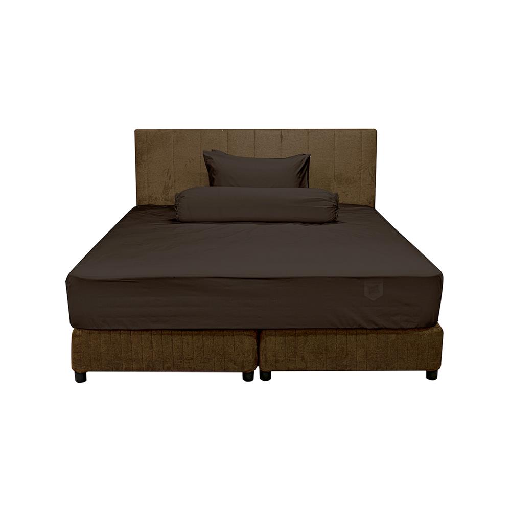 ชุดผ้าปูที่นอน 3.5 ฟุต (ชุด 3 ชิ้น) PICASSO SMILE สี BROWN