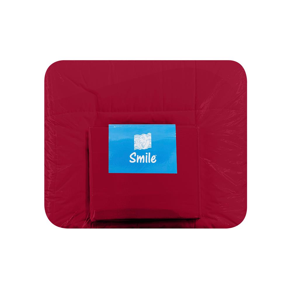 ชุดผ้าปูที่นอน 6 ฟุต (ชุด 6 ชิ้น) PICASSO SMILE สี BURGUNDY