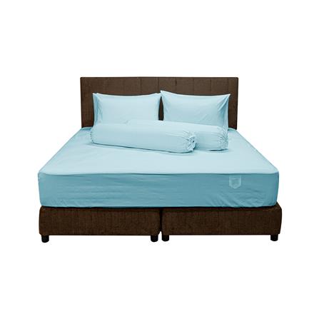 ชุดผ้าปูที่นอน 5 ฟุต (ชุด 5 ชิ้น) PICASSO SMILE สี GREEN MINT_1