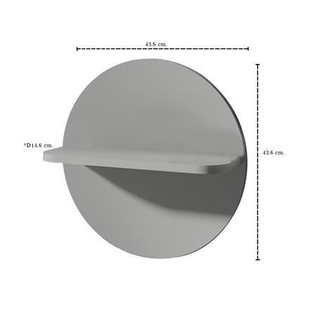 ชั้นแขวนผนัง SB FURNITURE LAV 19234986 สี PEWTER GREY_2